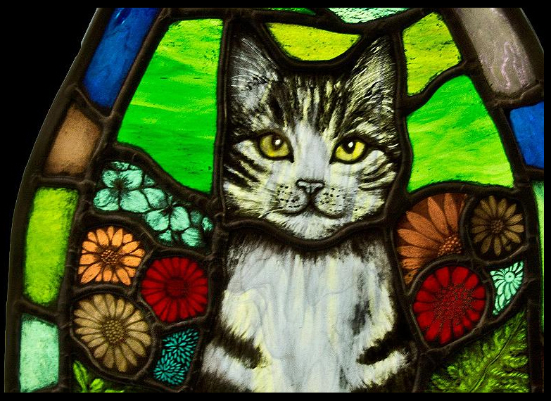 Pet Cat Stained Glass